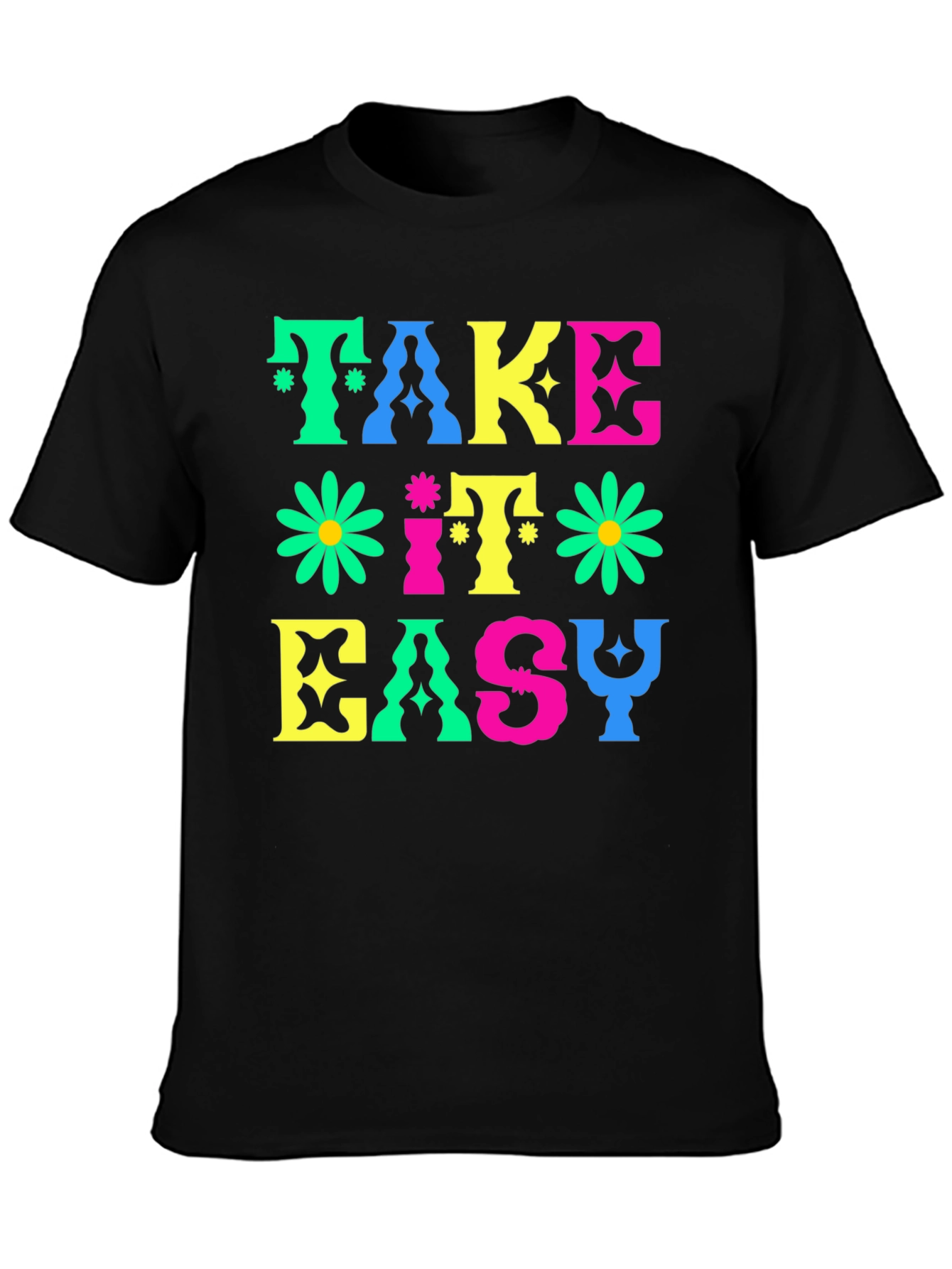Retro Take It Easy Graphic T-Shirt