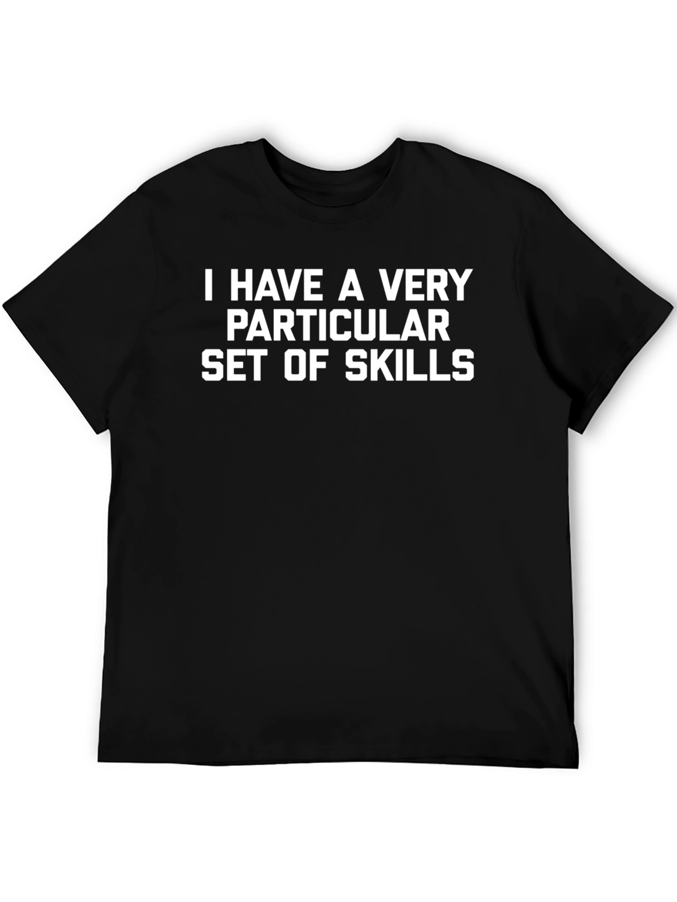 Skills Graphic Tee - Black Cotton Blend