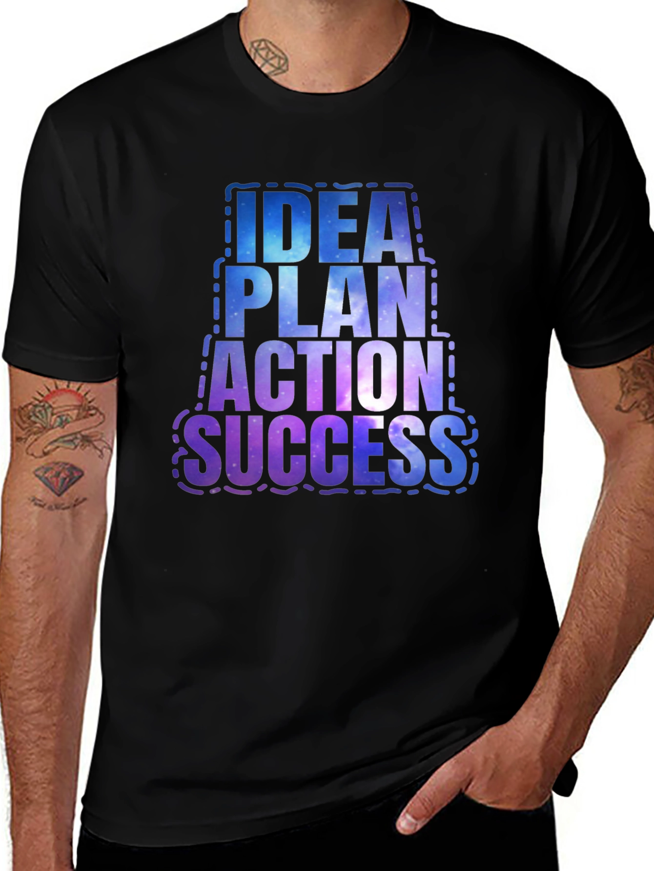 Idea Plan Action Success Graphic T-Shirt