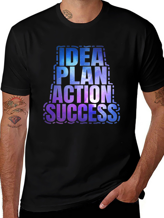 Idea Plan Action Success Graphic T-Shirt