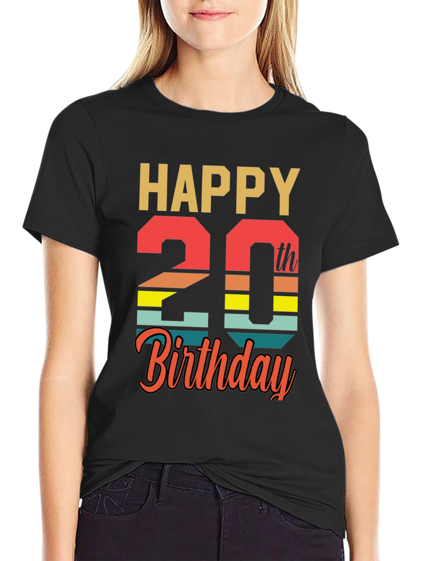 Happy 20th Birthday T-Shirt