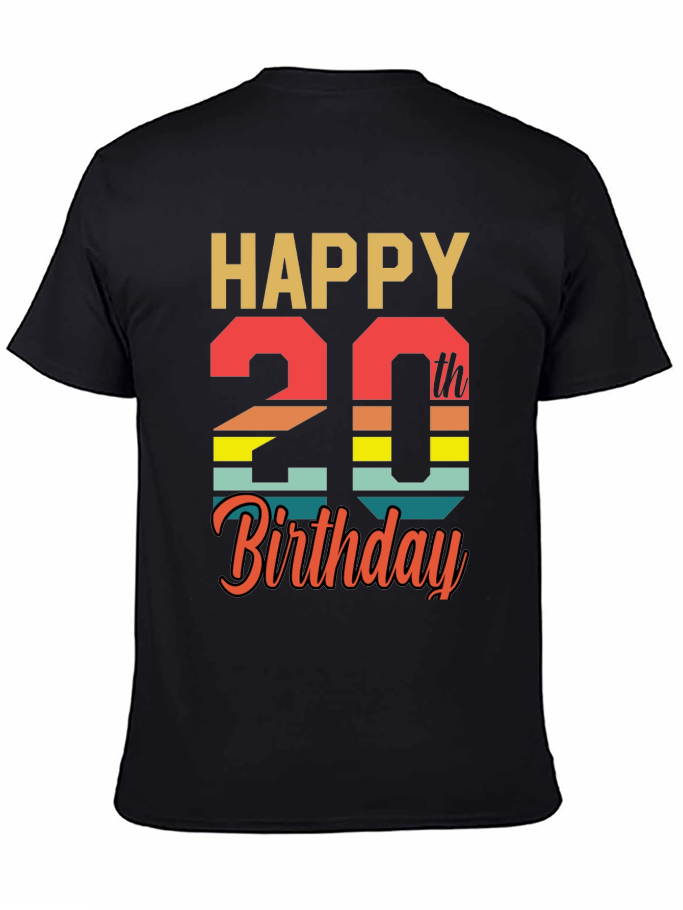Happy 20th Birthday T-Shirt