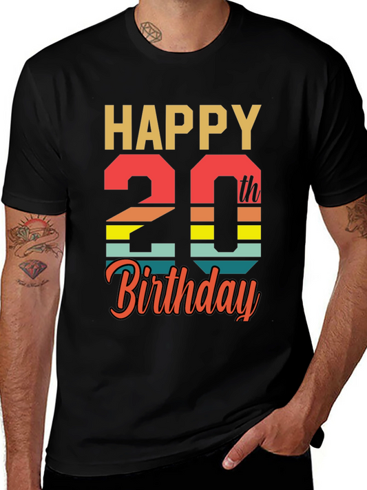 Happy 20th Birthday T-Shirt