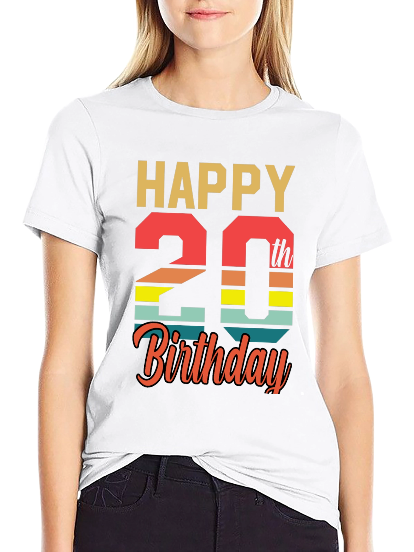 Happy 20th Birthday T-Shirt