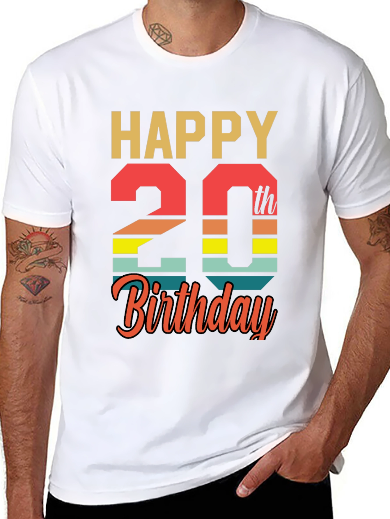 Happy 20th Birthday T-Shirt