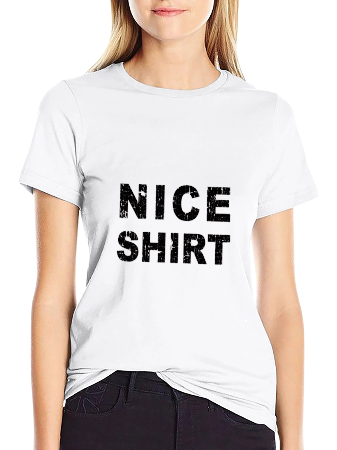 Nice Shirt Black Graphic Tee