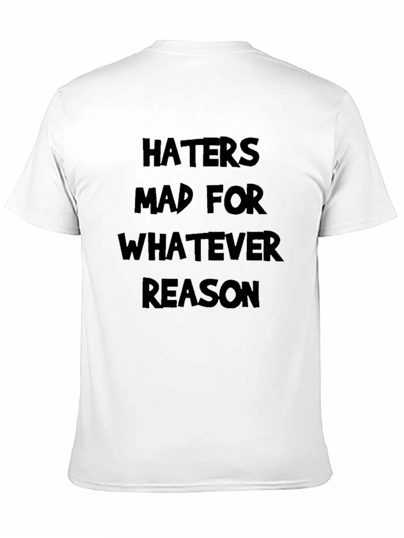Haters Mad Graphic Tee - Black Casual T-Shirt