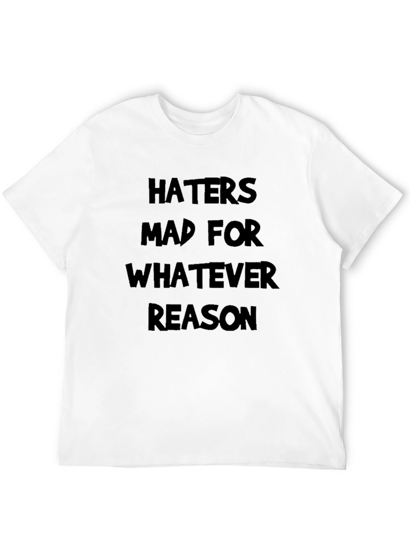 Haters Mad Graphic Tee - Black Casual T-Shirt
