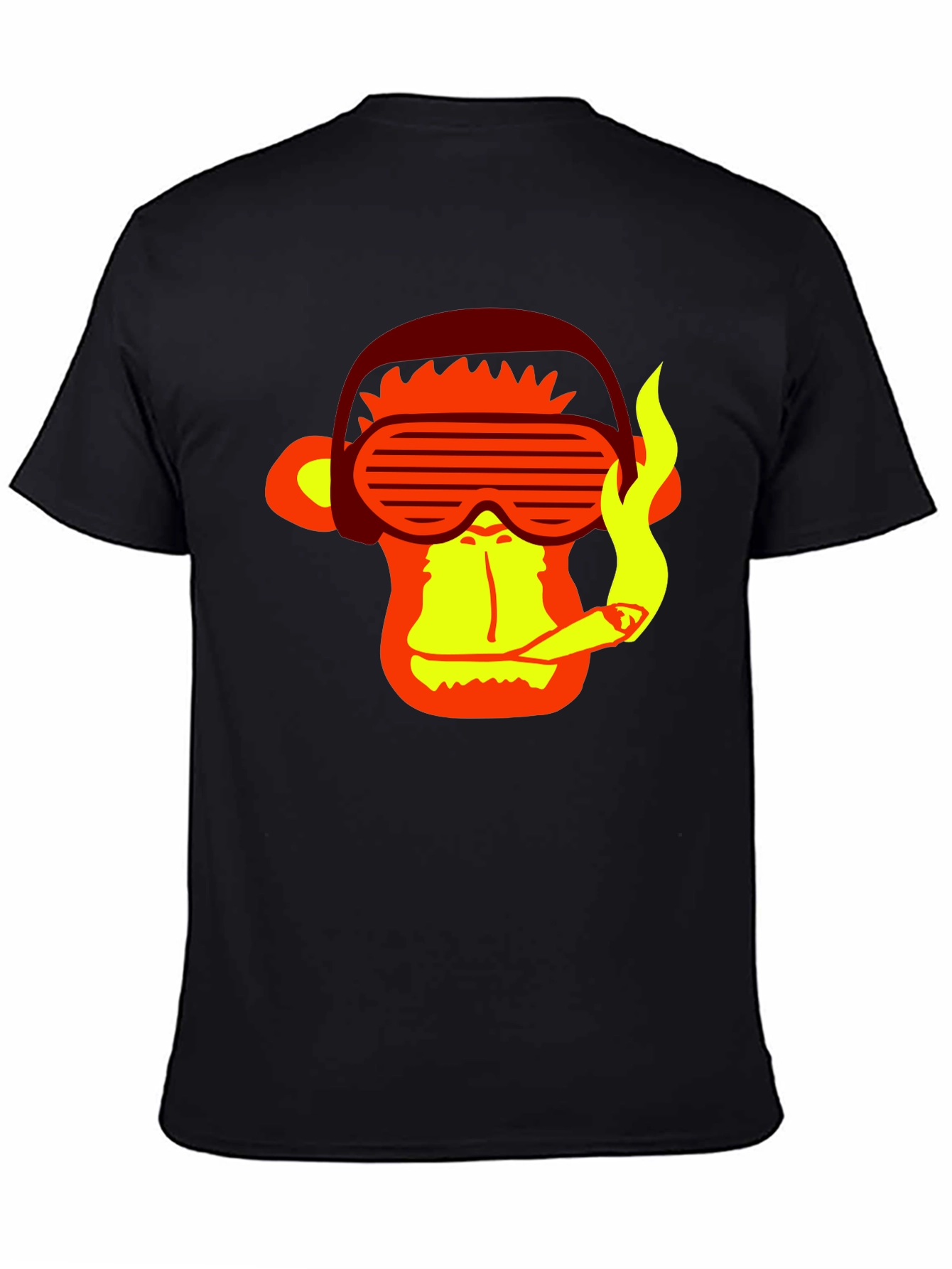 Cool Monkey Graphic Tee - Stylish Black T-Shirt
