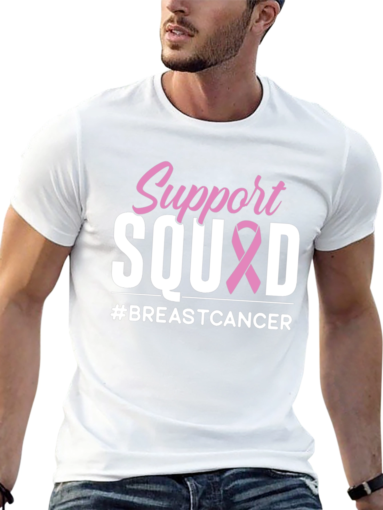 Support Squad Breast Cancer Awareness T-Shirt