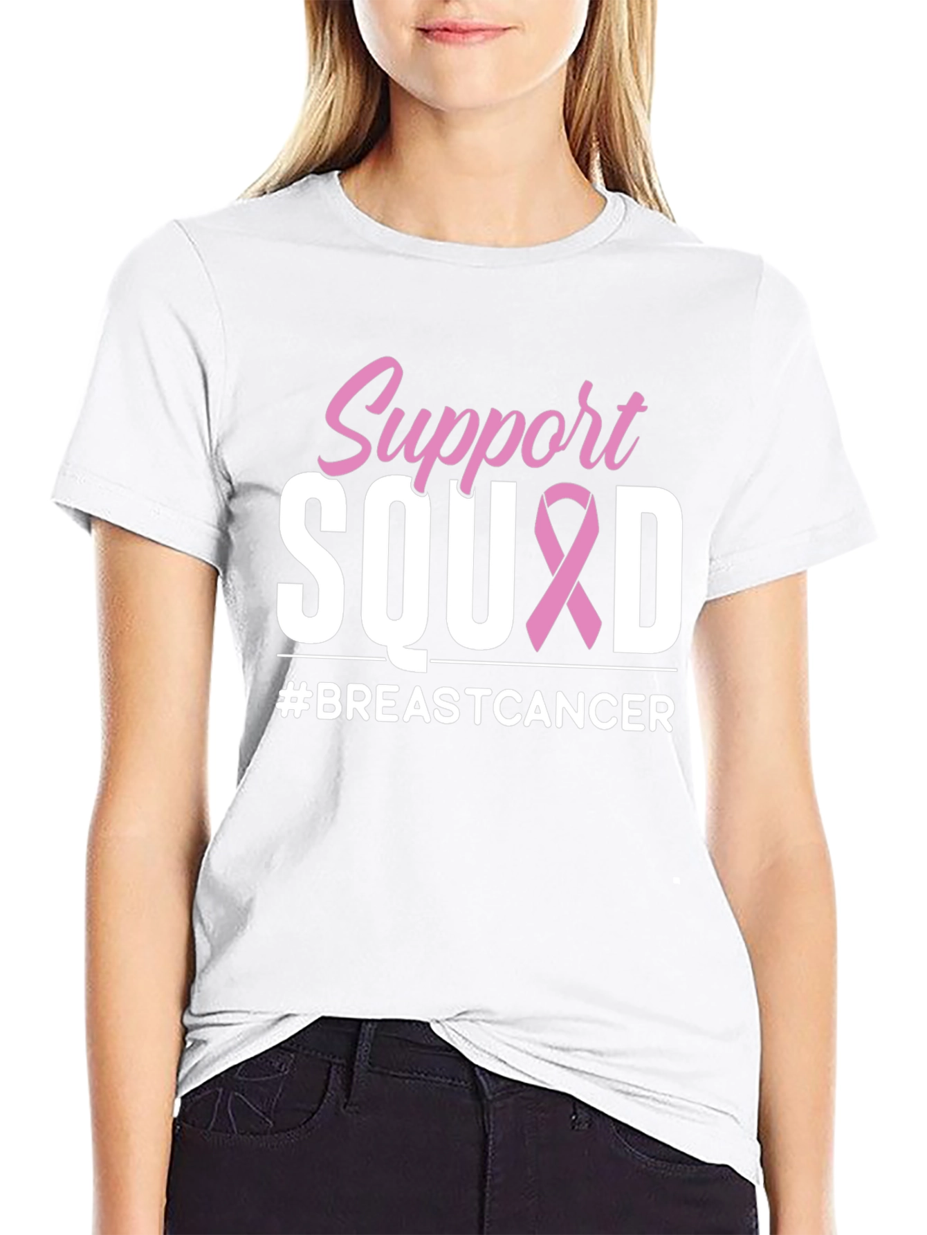 Support Squad Breast Cancer Awareness T-Shirt