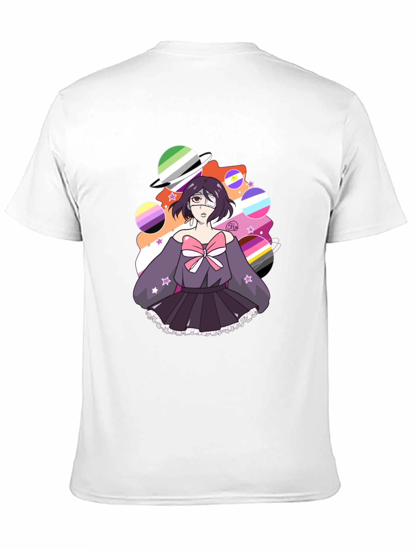 LGBTQ+ Pride Anime Graphic T-Shirt