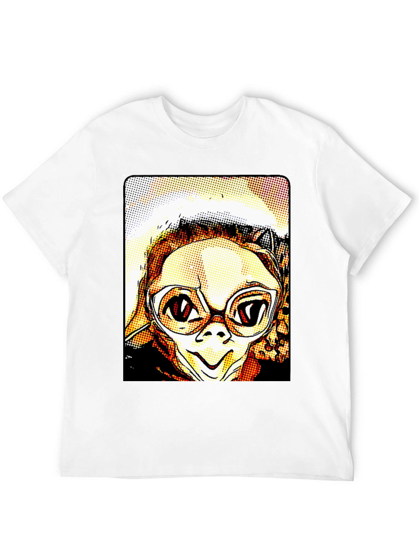 Pop Art E.T. Graphic Black T-Shirt