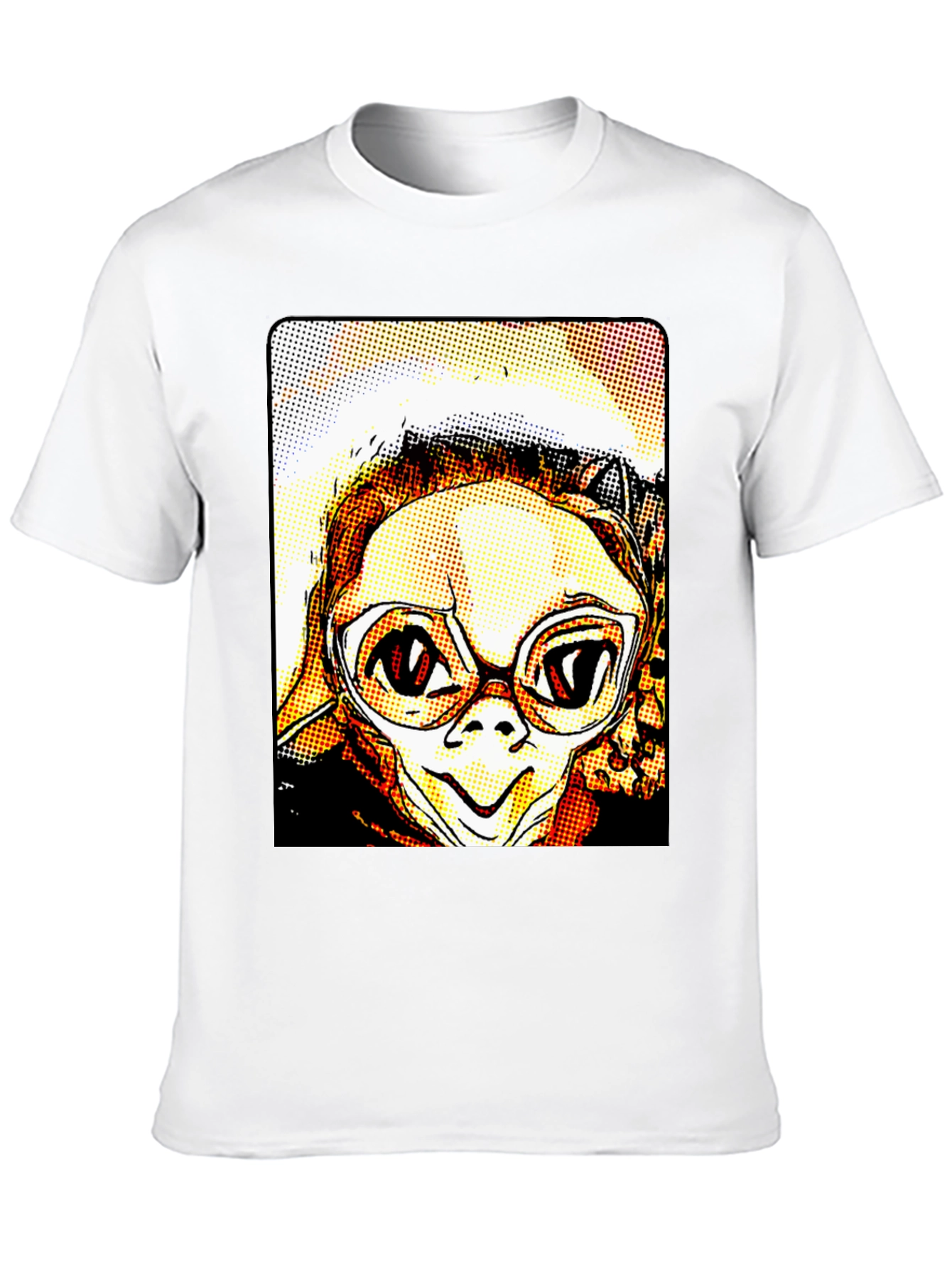 Pop Art E.T. Graphic Black T-Shirt
