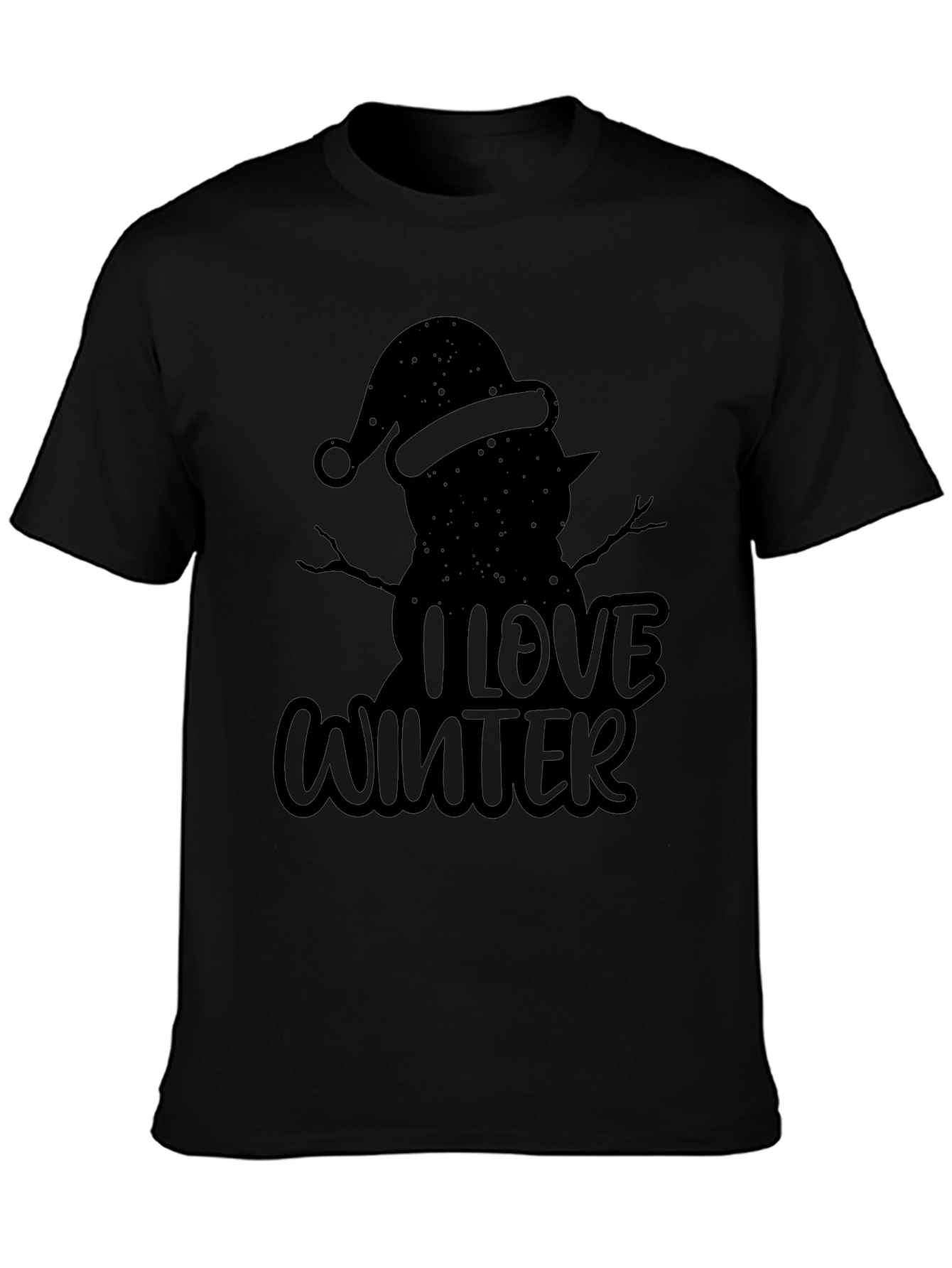 I Love Winter Snowman Graphic Tee