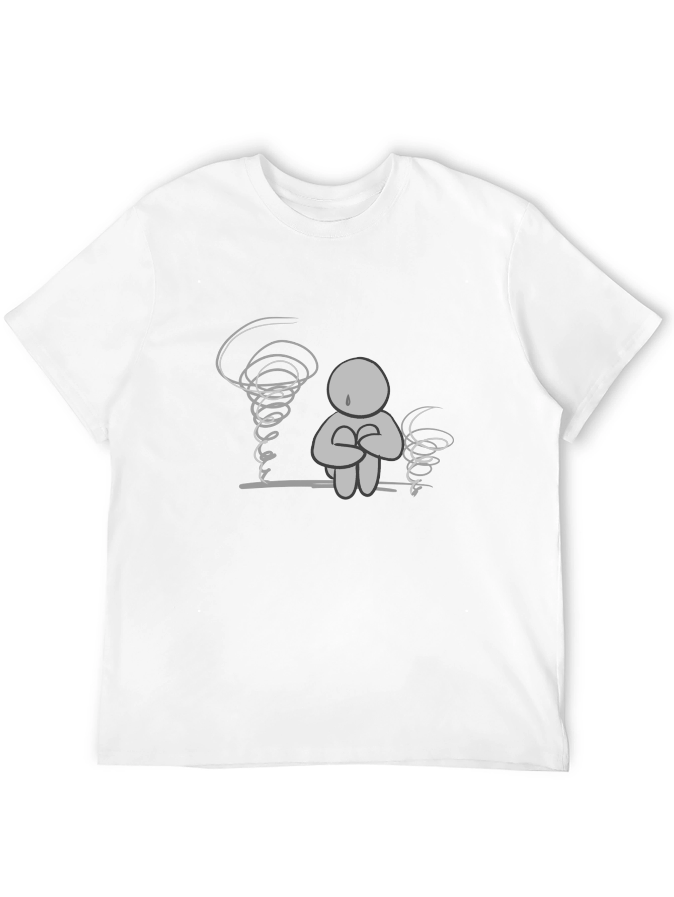 Emotional Turmoil Graphic Tee - Black Comfort Fit