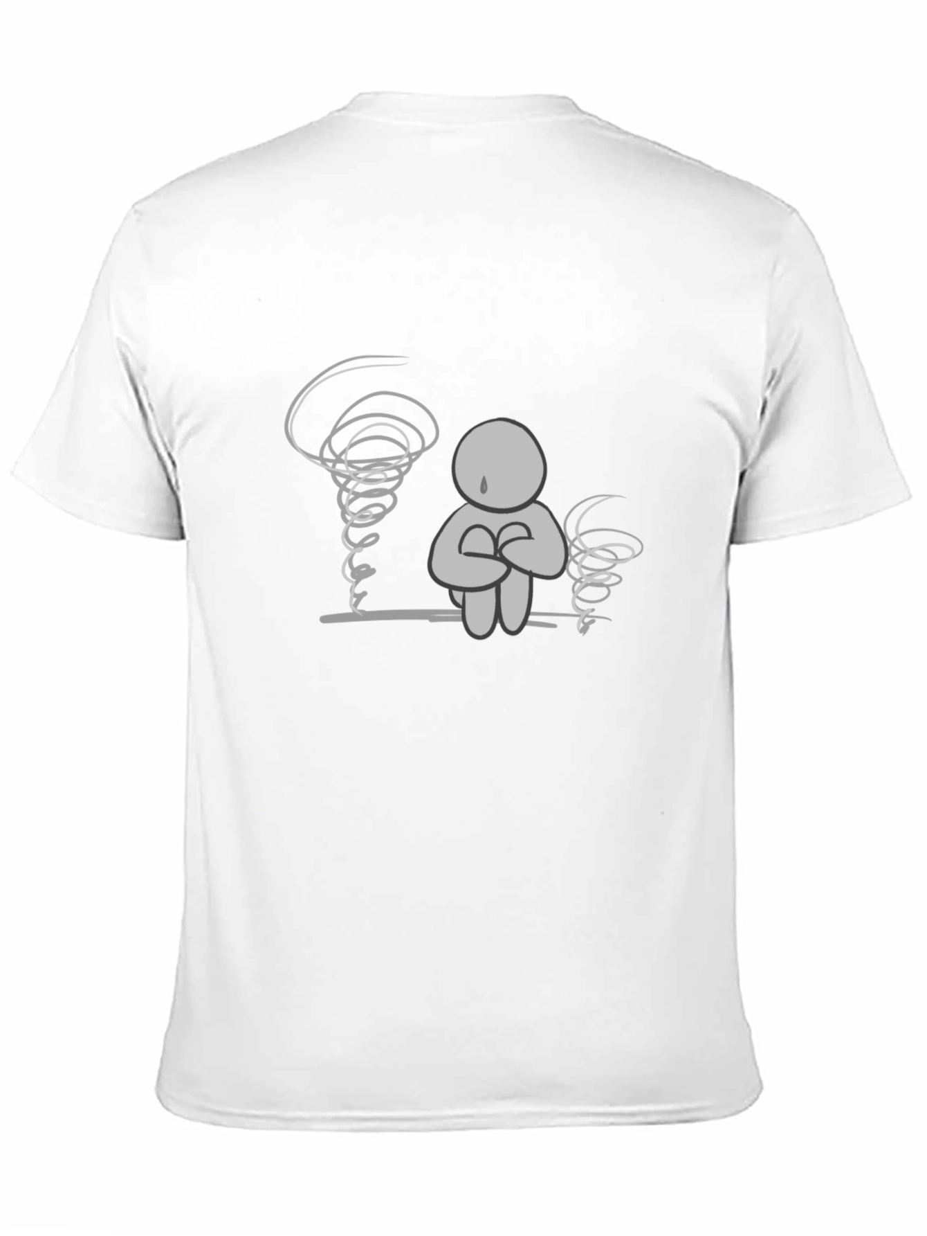 Emotional Turmoil Graphic Tee - Black Comfort Fit