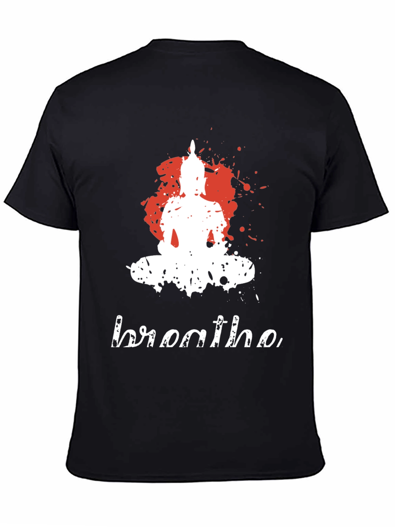 Buddha Breathe Graphic Tee - Relaxed Fit