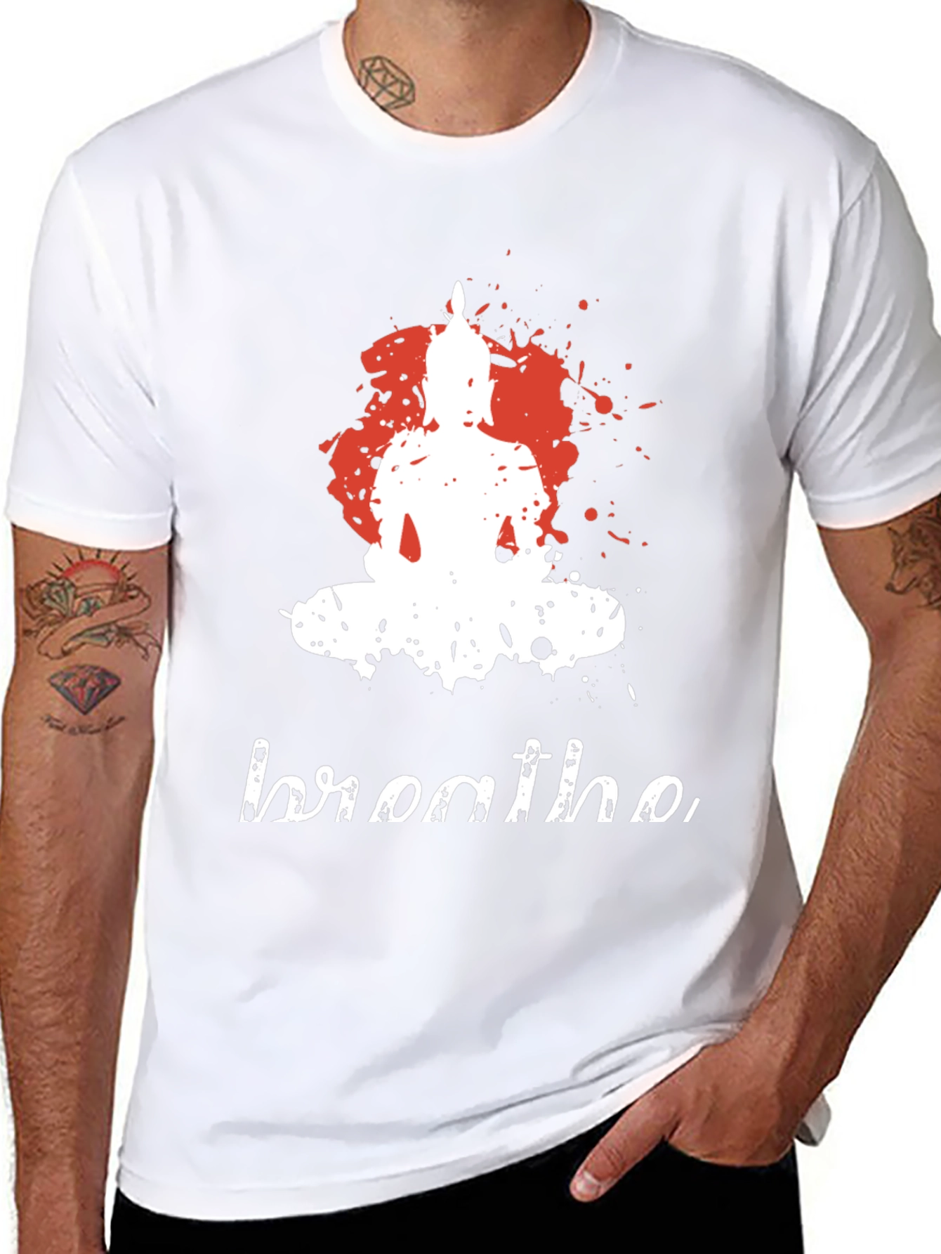 Buddha Breathe Graphic Tee - Relaxed Fit