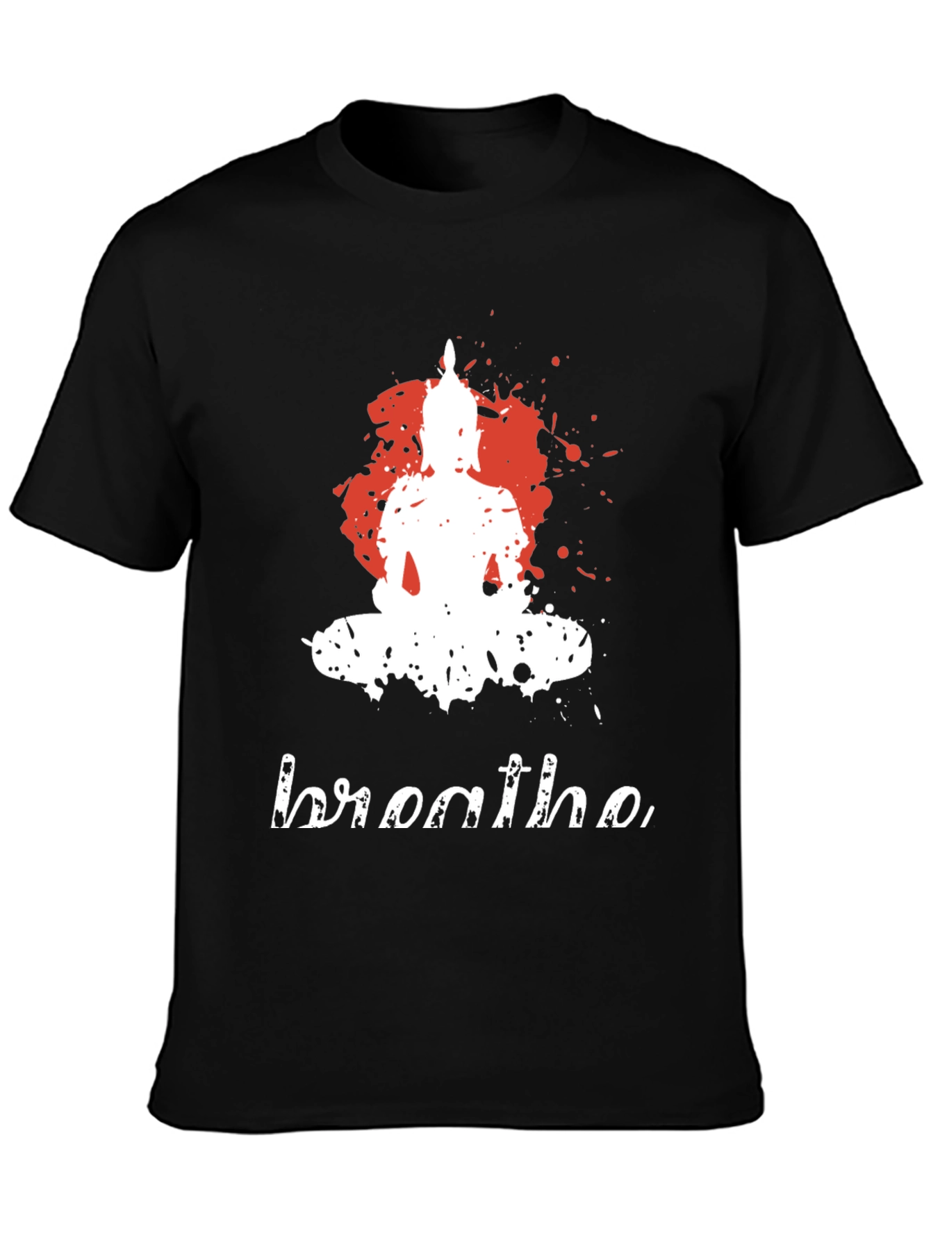Buddha Breathe Graphic Tee - Relaxed Fit