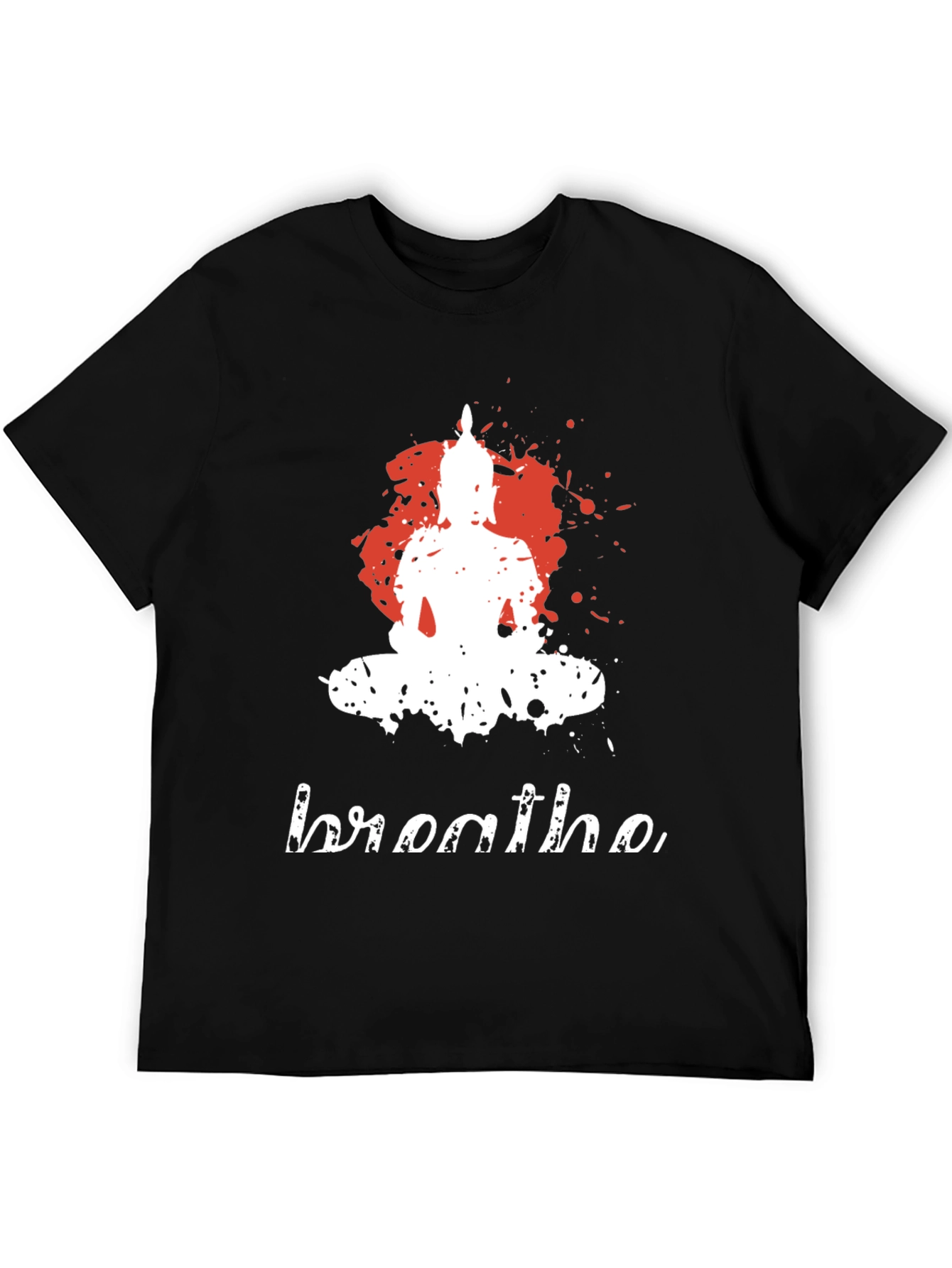Buddha Breathe Graphic Tee - Relaxed Fit