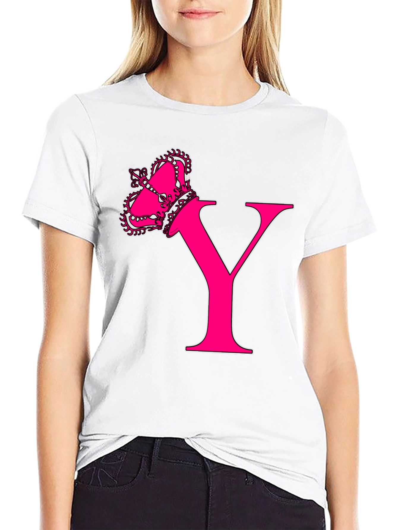 Queen Y Black T-Shirt