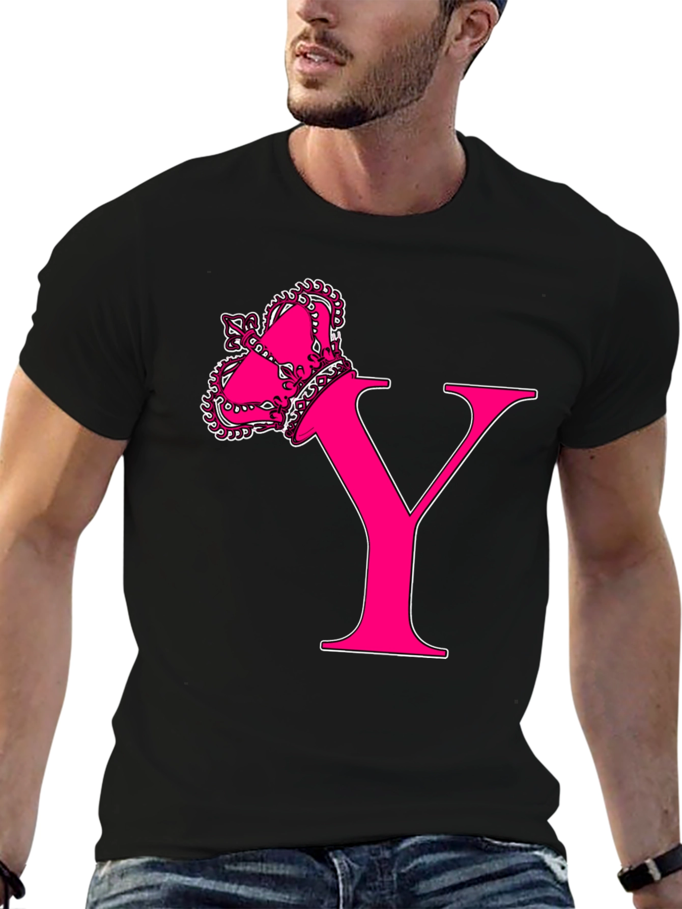 Queen Y Black T-Shirt