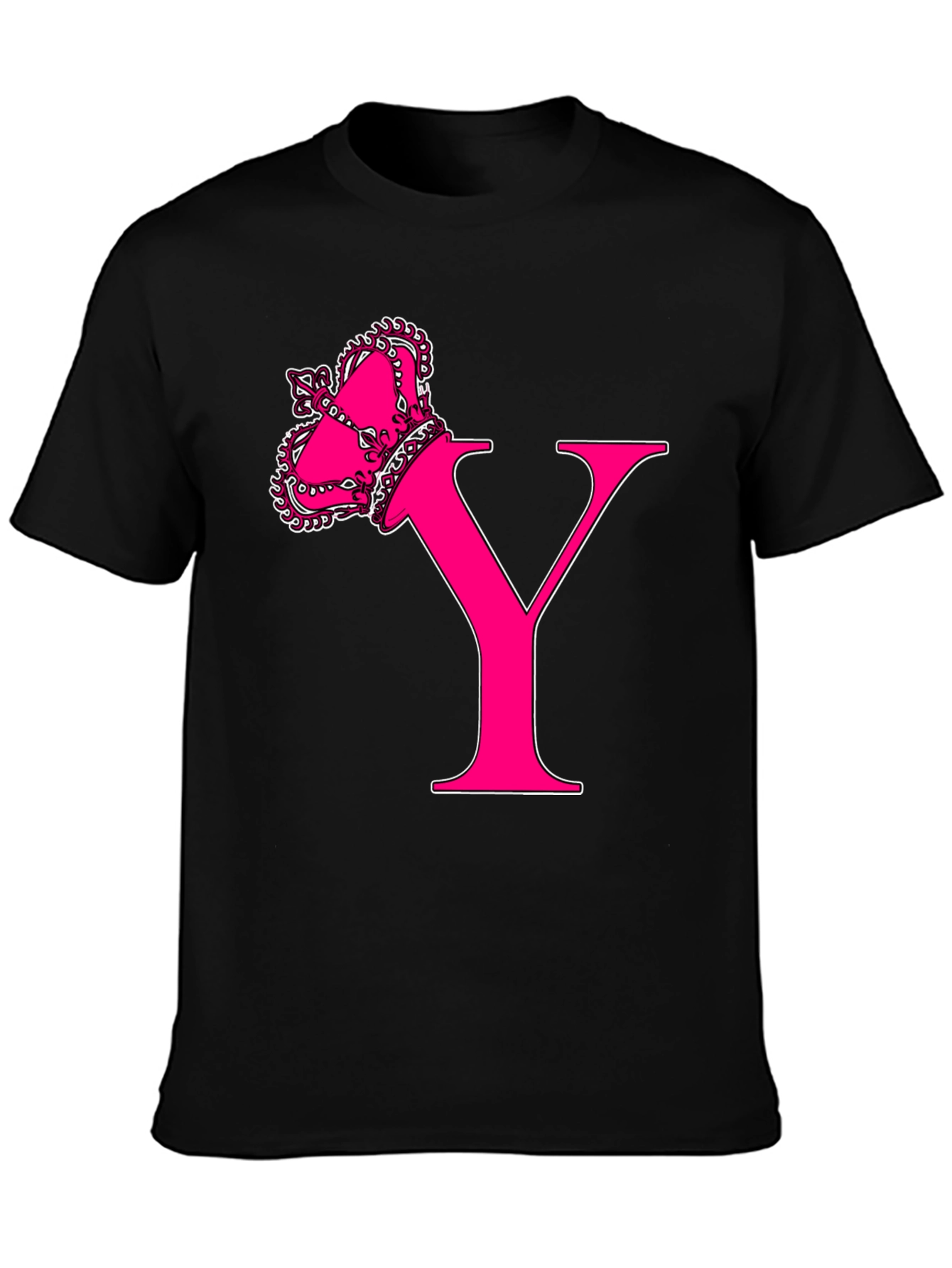 Queen Y Black T-Shirt