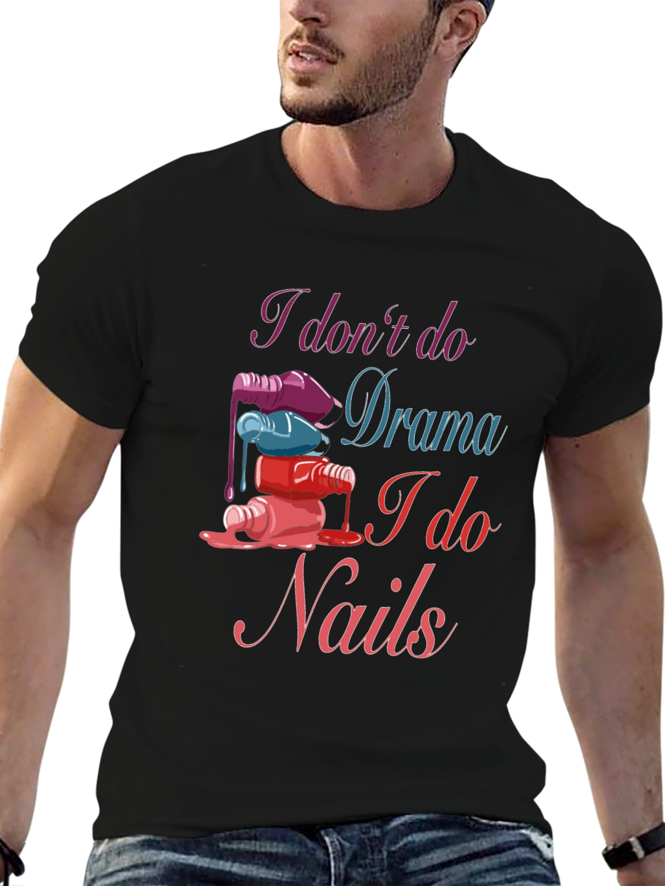 Nail Technician T-Shirt - Drama Free Zone