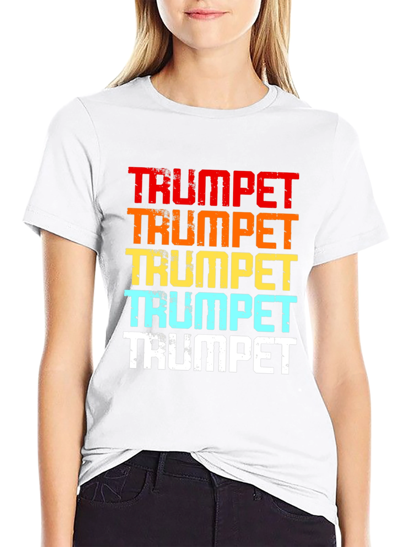 Retro Trumpet Graphic Tee - Music Lover T-Shirt