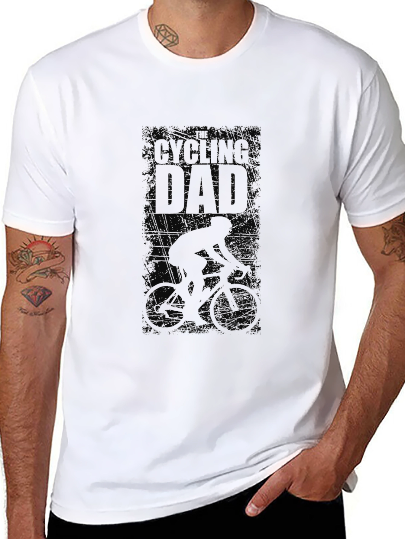 Cycling Dad T-Shirt - Perfect for Active Fathers!
