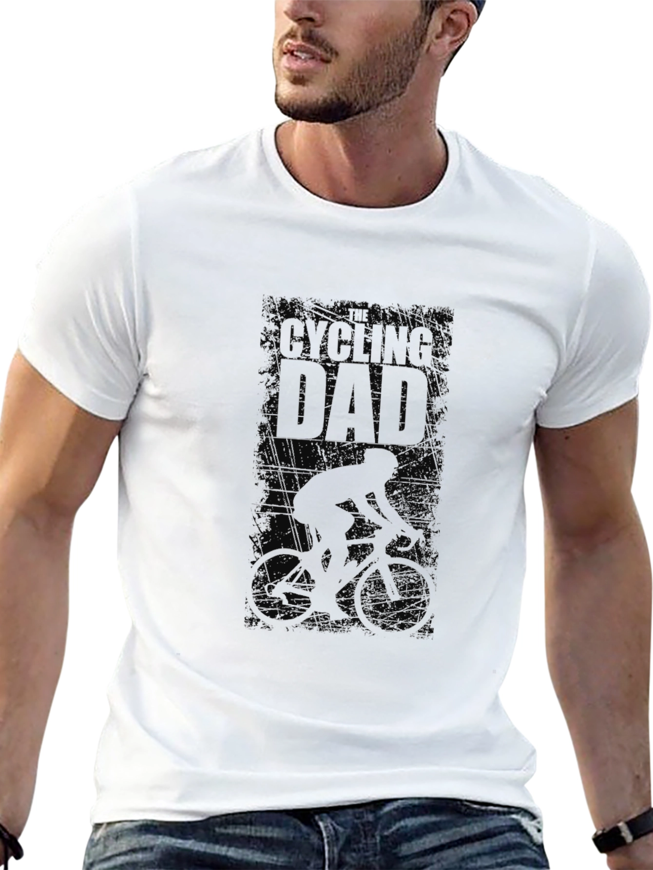 Cycling Dad T-Shirt - Perfect for Active Fathers!