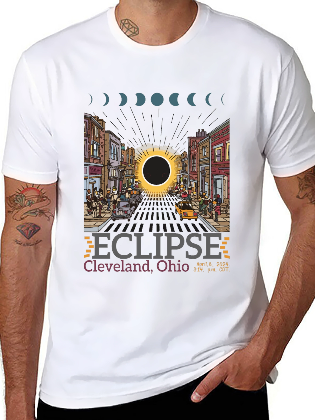 Eclipse Cleveland Ohio T-Shirt