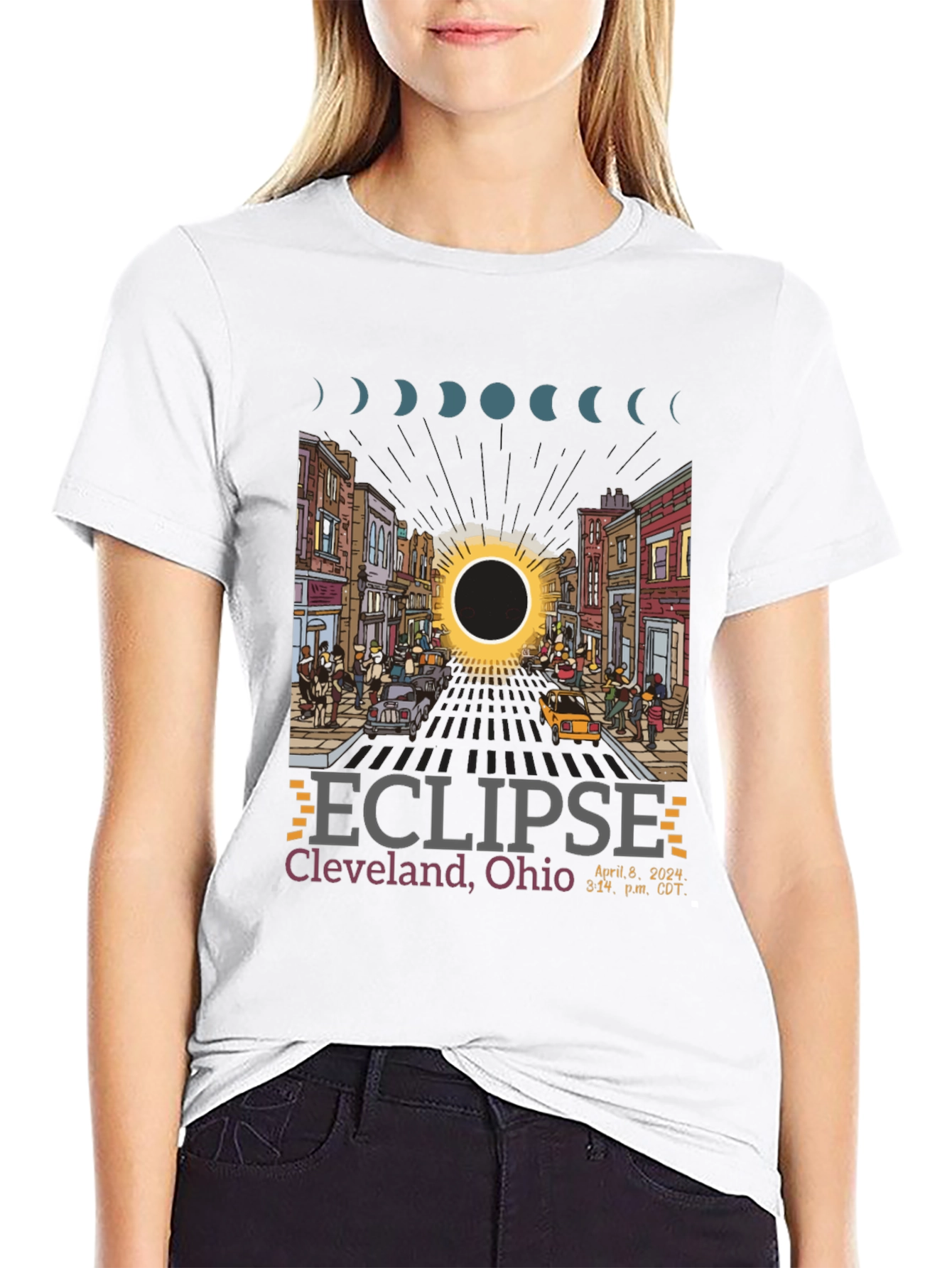 Eclipse Cleveland Ohio T-Shirt