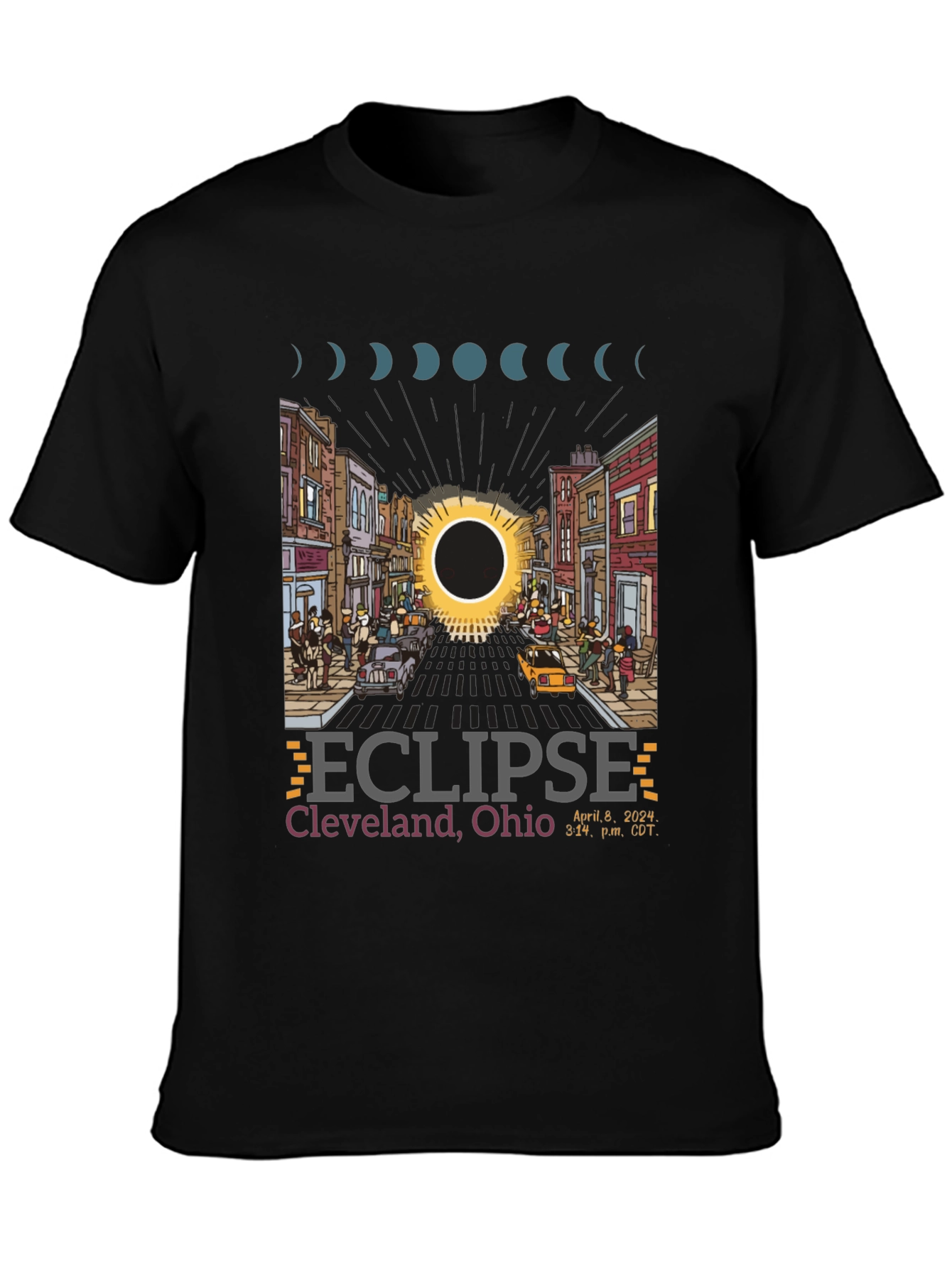Eclipse Cleveland Ohio T-Shirt