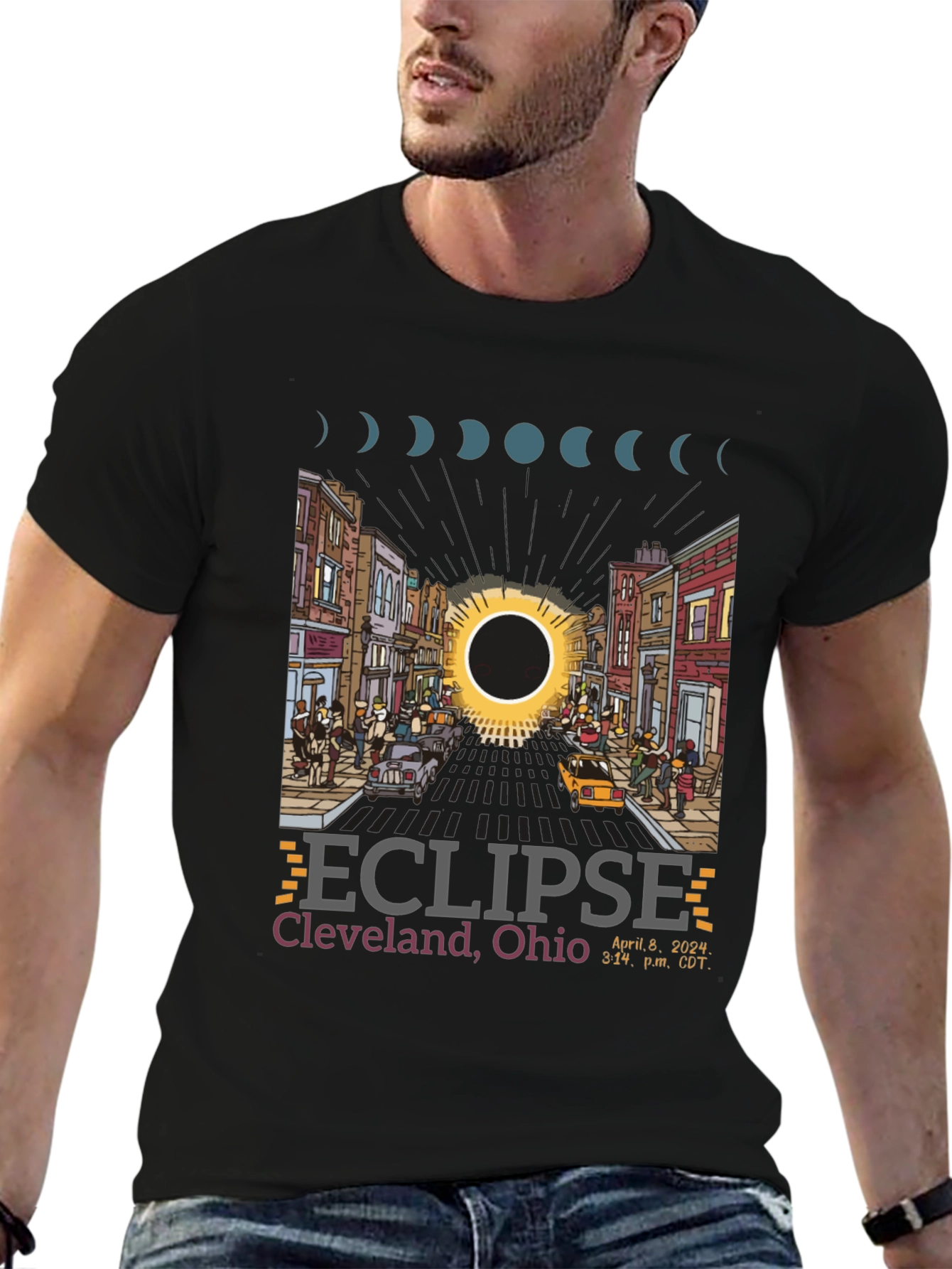 Eclipse Cleveland Ohio T-Shirt