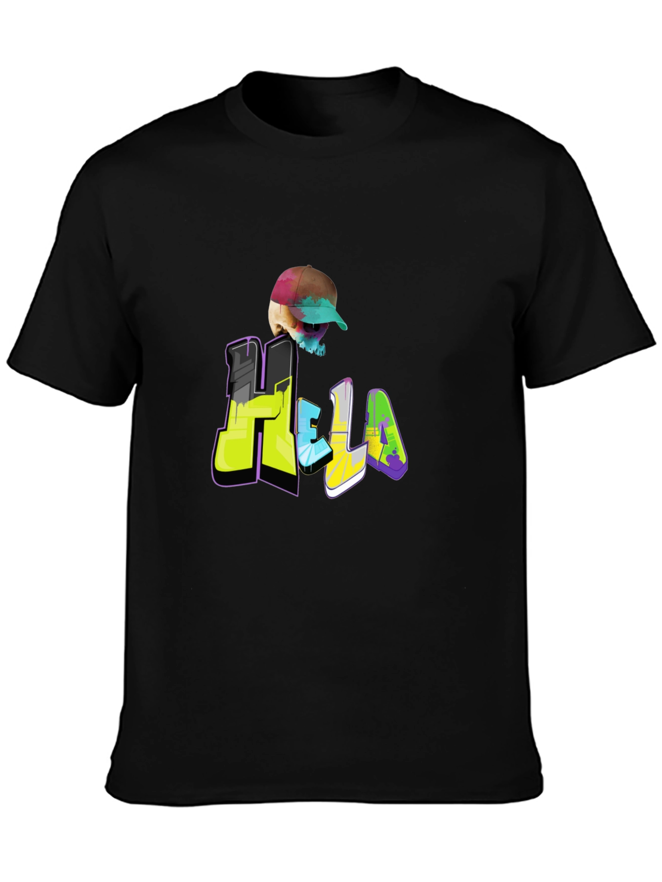 Hella Skull Graphic T-Shirt