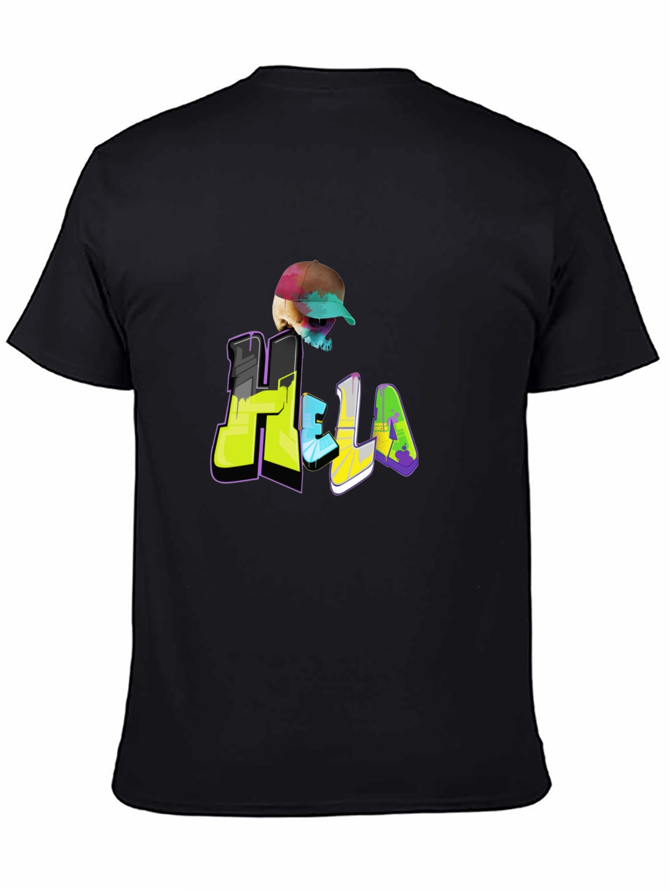 Hella Skull Graphic T-Shirt