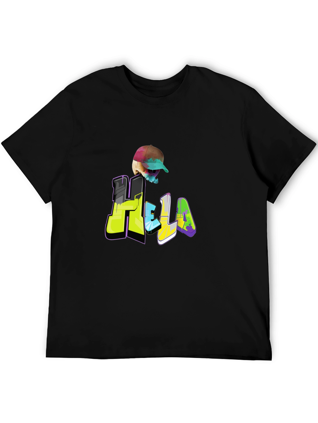 Hella Skull Graphic T-Shirt