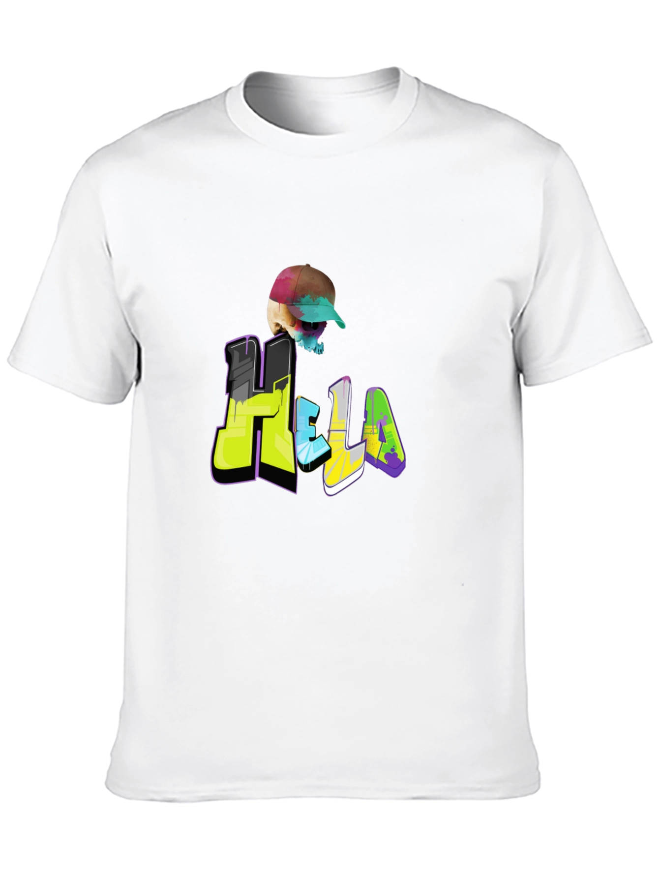 Hella Skull Graphic T-Shirt