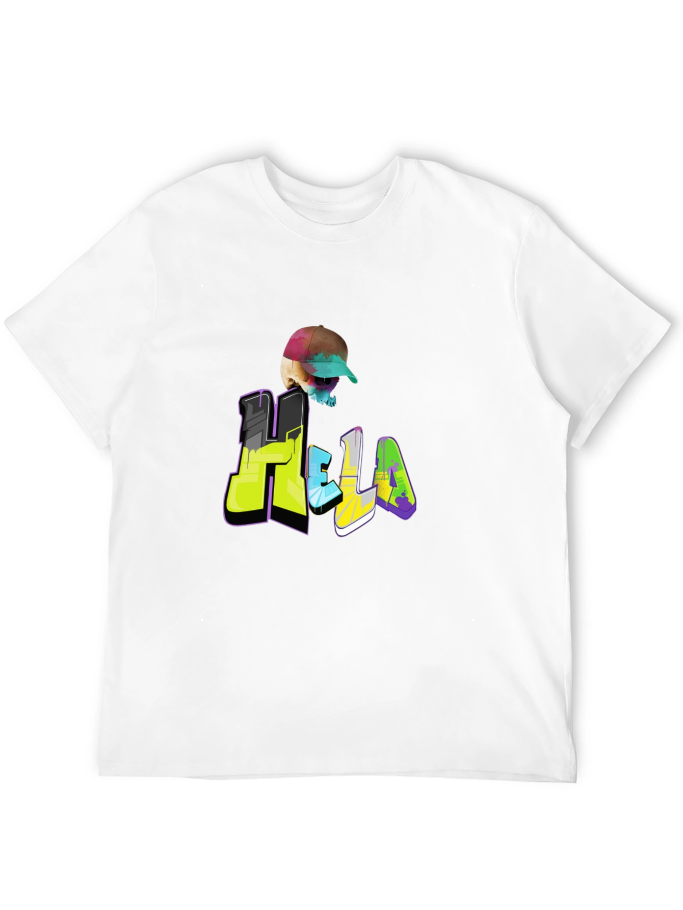 Hella Skull Graphic T-Shirt