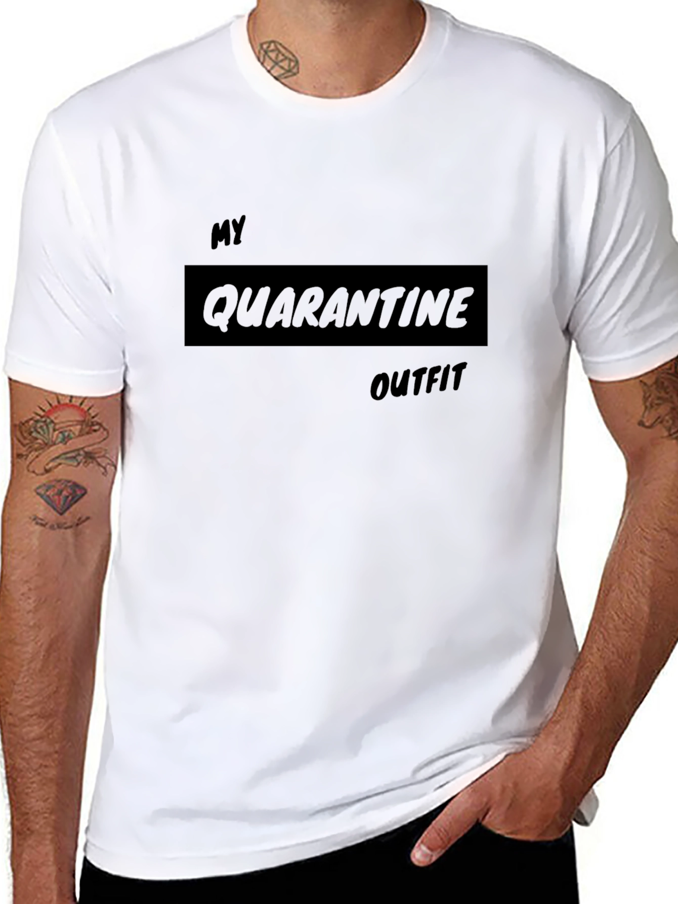 Quarantine Outfit T-Shirt - Relaxed Fit Comfy Style