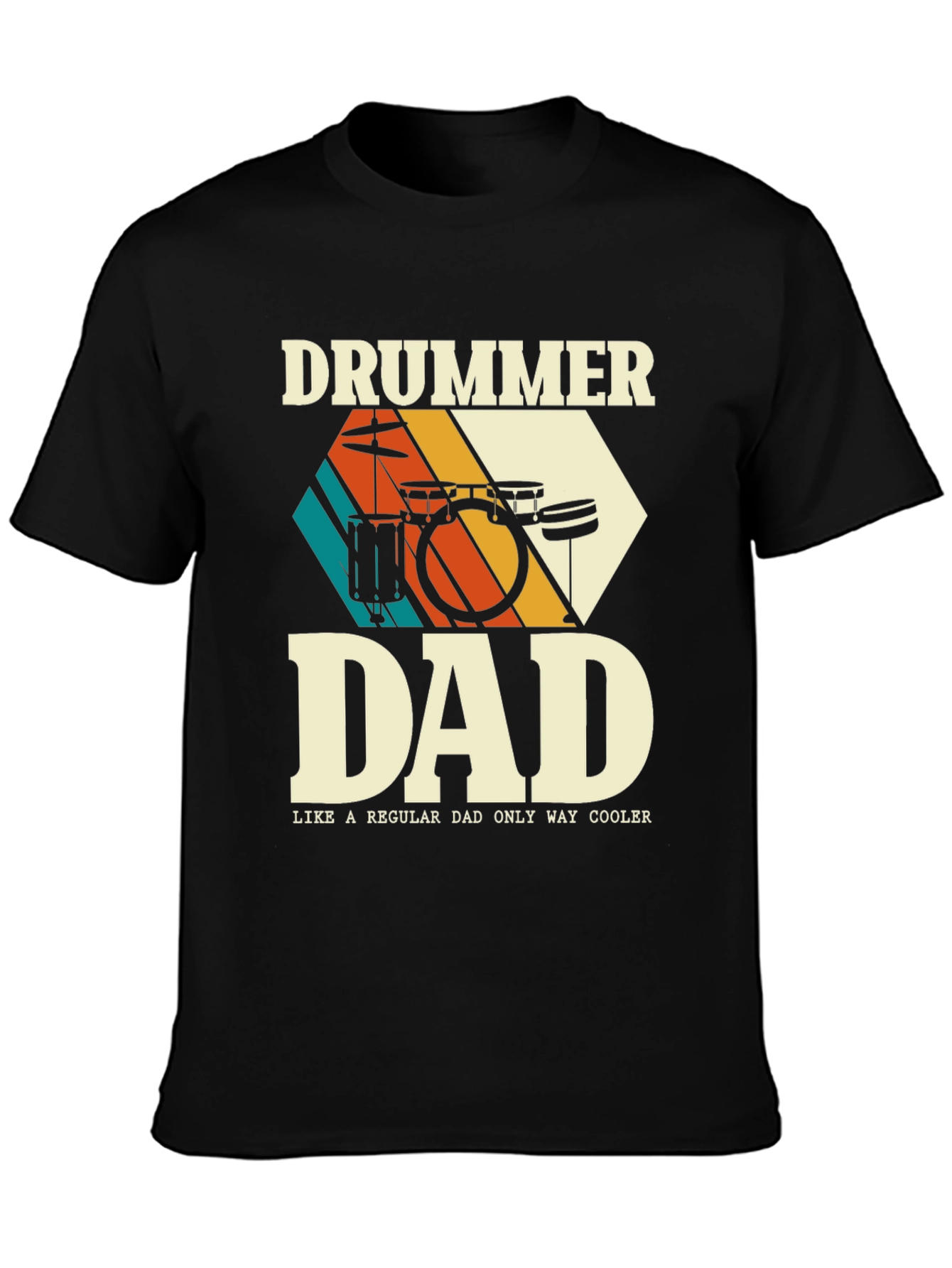 Drummer Dad Graphic T-Shirt