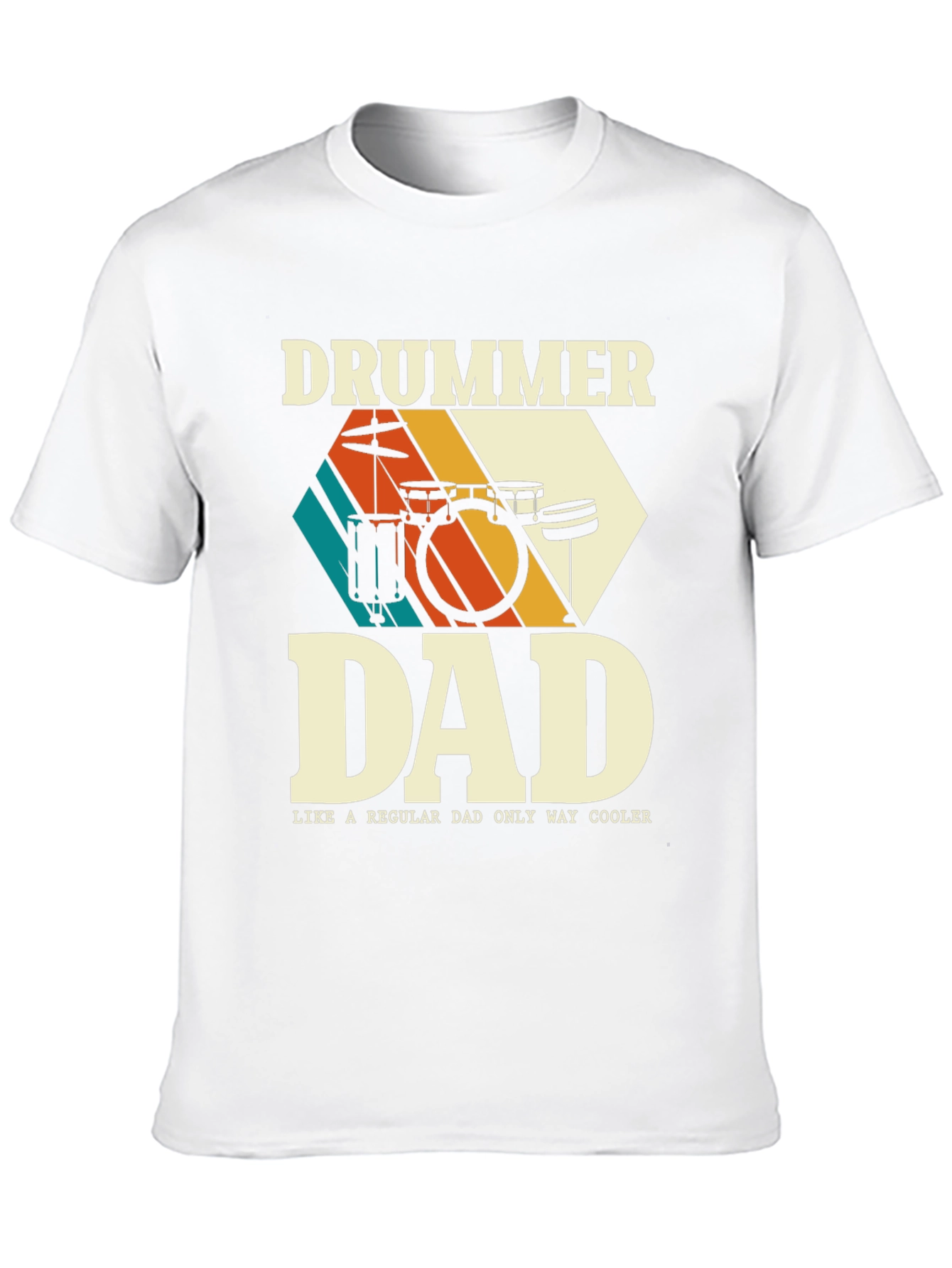 Drummer Dad Graphic T-Shirt