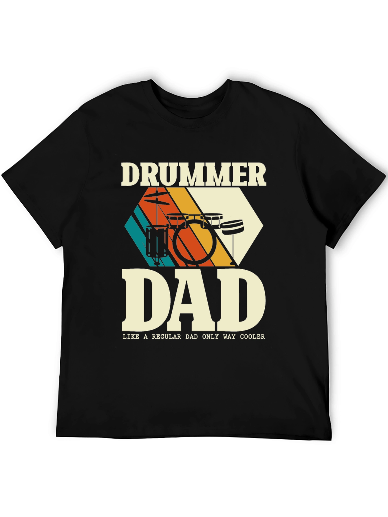 Drummer Dad Graphic T-Shirt