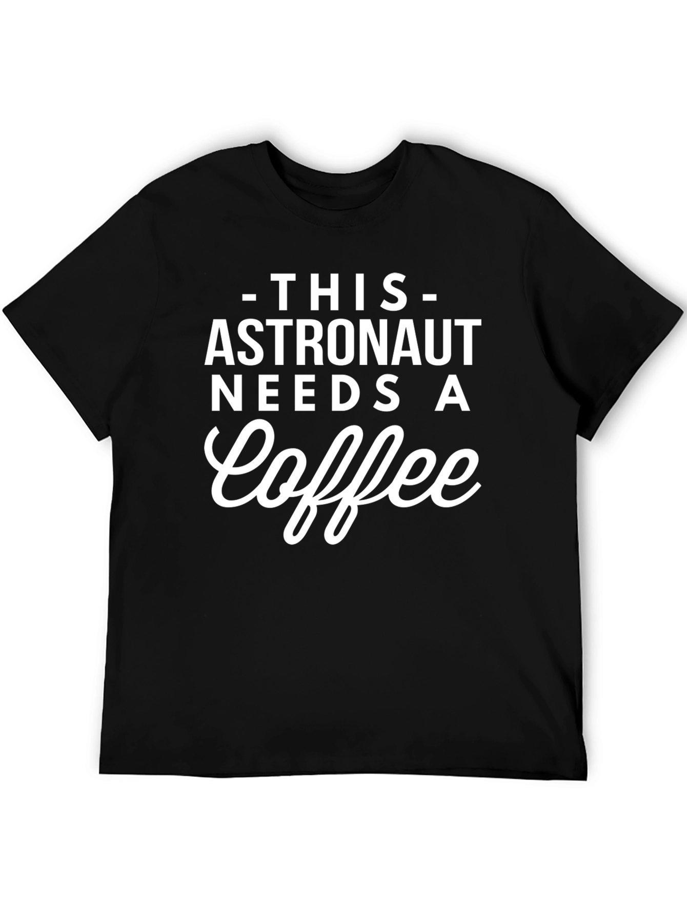 Astronaut Needs Coffee Graphic Tee