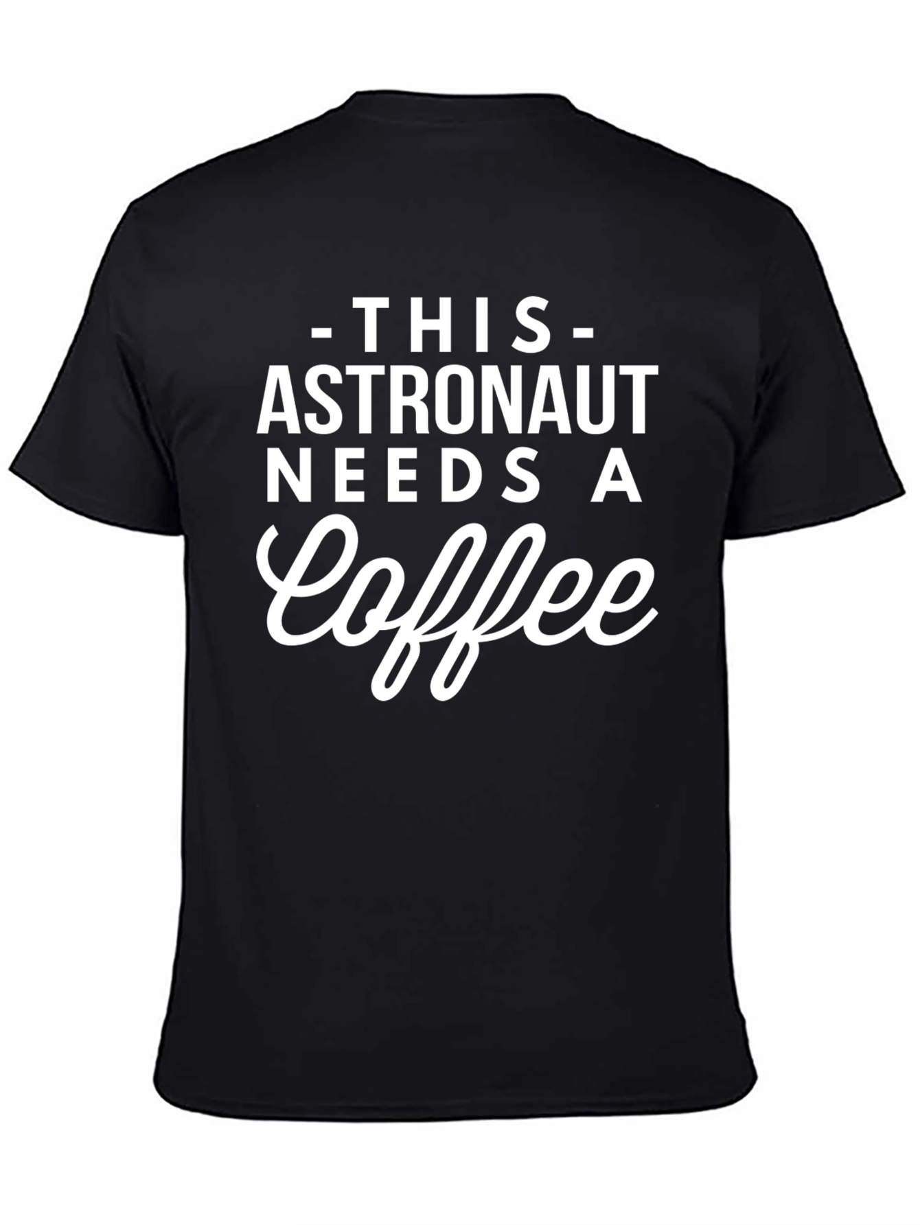 Astronaut Needs Coffee Graphic Tee