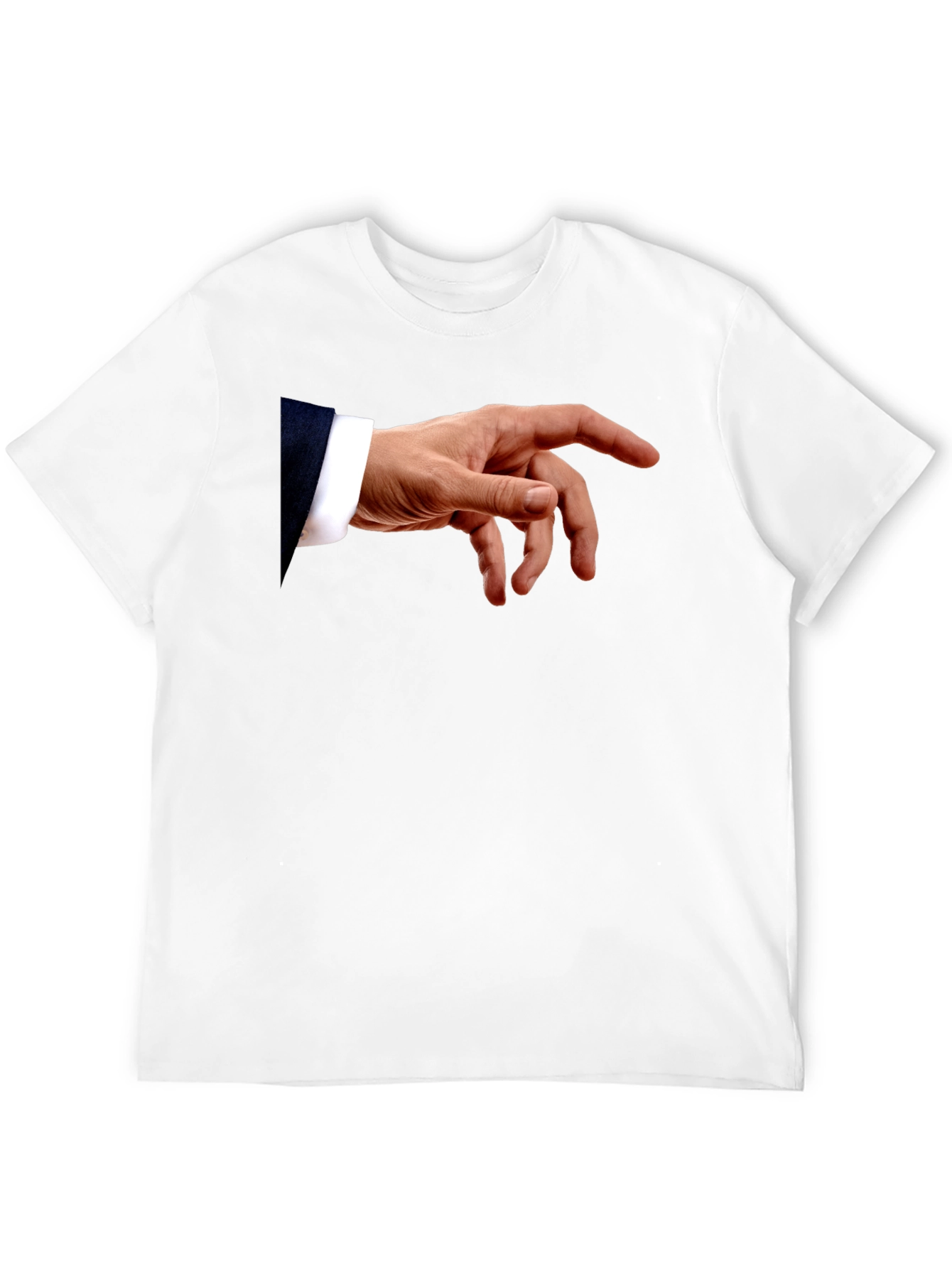 Michelangelos Creation of Adam Hand Graphic T-Shirt