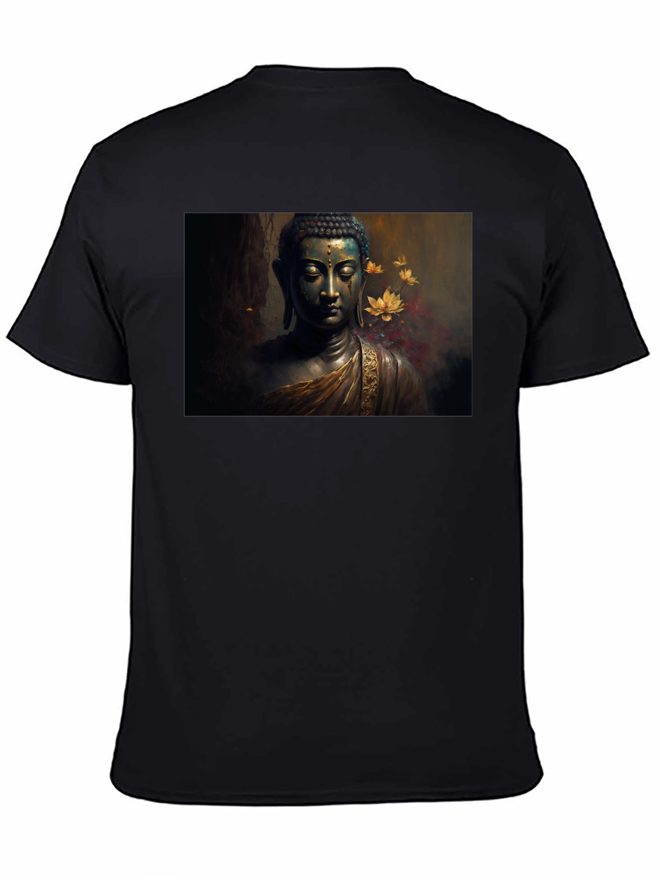 Buddha Art Black T-Shirt