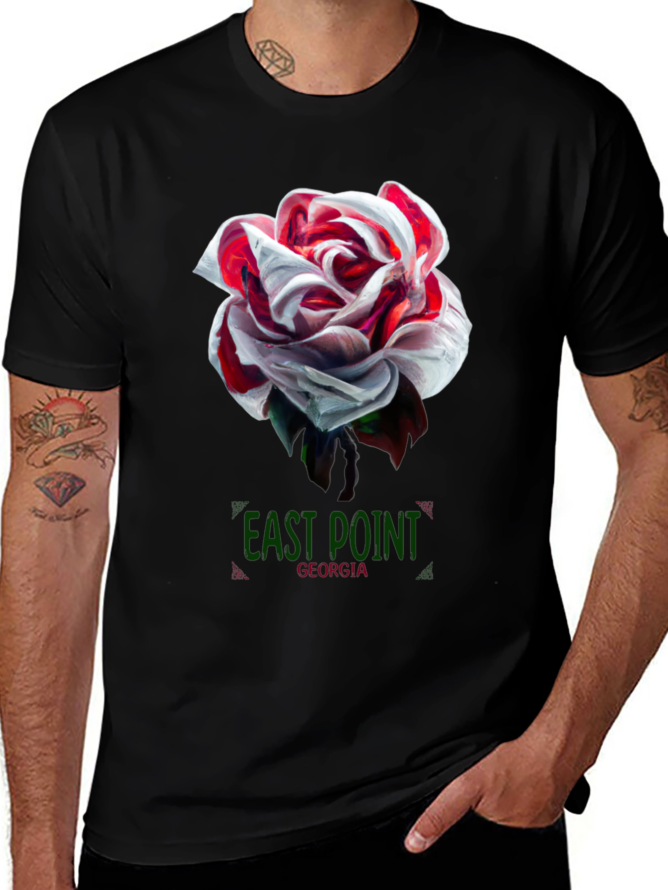 East Point Georgia Rose Graphic Tee